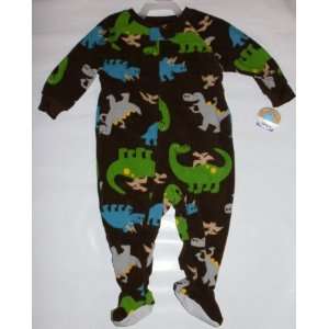  Carters Footed Pajamas Blanket Sleeper   18 Months Dinos Baby