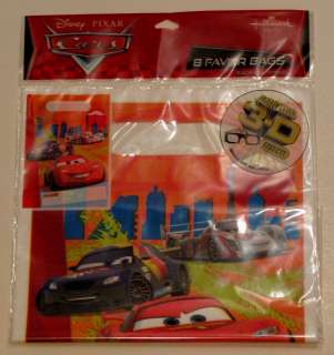 Disney Pixar Cars 2 Birthday Party 8 Favor Treat Bags Sacks Hallmark 