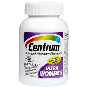  Centrum Ultra Womens Multivitamin Tabs, 100 ct (Quantity 