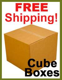 200   7x 7x 7 Shipping Cube Boxes / Corrugated Cartons  