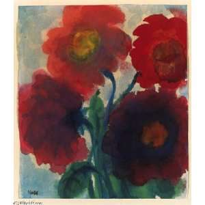  FRAMED oil paintings   Emil Nolde   24 x 28 inches 