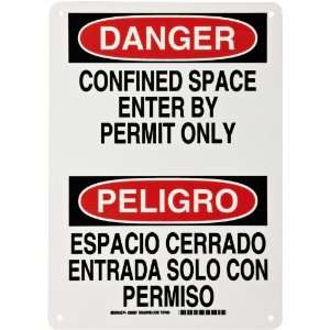   Space Enter by Permit Only/Espacio Cerrado Entrada solo con Permiso