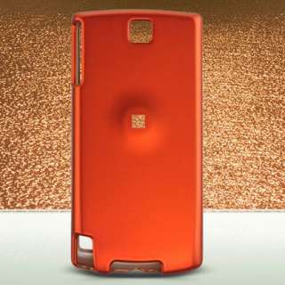 Hard Case Rubber Orange Skin Phone Cover for HTC PURE  