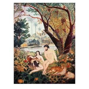  Adam & Eve Giclee Poster Print