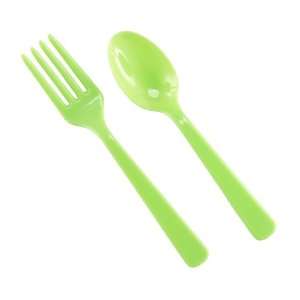  Forks & Spoons   Lime Green 