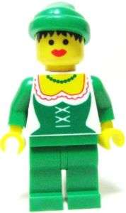 LeGo Castle Green Forest Woman Minifig NEW  