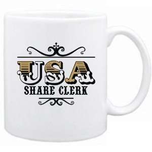  New  Usa Share Clerk   Old Style  Mug Occupations