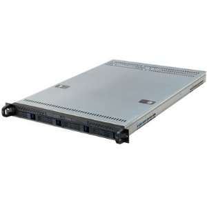  1U Rackmount Server Case with 4 Hot Swappable SATA or SAS 