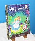Vintage Little Golden  Walt Disneys Alice In Wonderland  1987  #