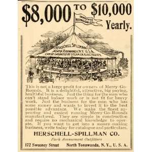  1906 Ad Herschell Spillman Park Amusement Outfitters 