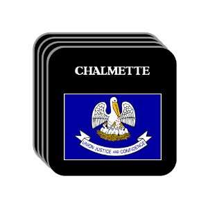  US State Flag   CHALMETTE, Louisiana (LA) Set of 4 Mini 