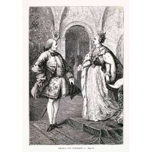   Catherine II Great Russia Encyclopedie Costume Dress   Original