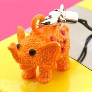  Shiny and Colorful Zoo Cell Phone Charm (Elephant 