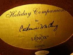 GORGEOUS * LENOX Bird * McClung 2000 Holiday Companion * MINT with 