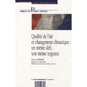   défi, une même urgence (9782110066435) Philippe Richert Books