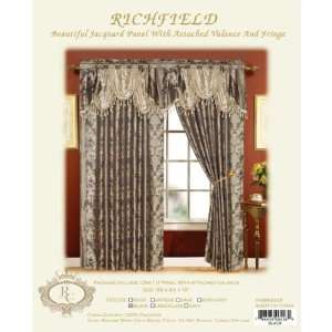  Window Curtain / Richfield   Black Case Pack 24
