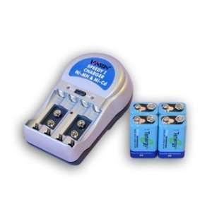  V3969A1 Plug in Type Speedy NiMH & NiCd Charger with 4 pcs 