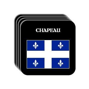  Quebec   CHAPEAU Set of 4 Mini Mousepad Coasters 