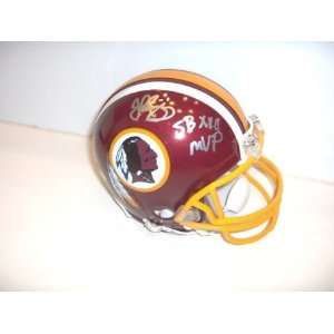  John Riggins Signed Mini Helmet w/Super Bowl MVP Sports 