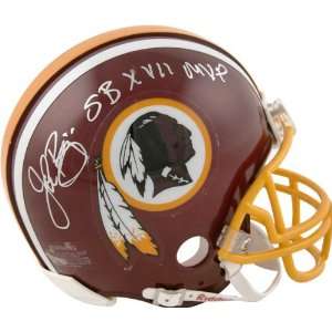  John Riggins Washington Redskins Autographed Mini Helmet 
