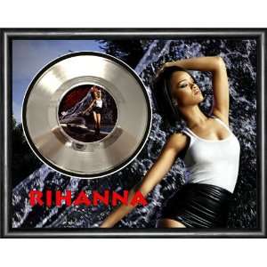  Rihanna Umbrella Framed Silver Record A3 Musical 
