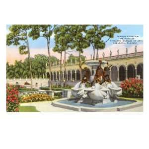  Turtle Fountain, Ringling Museum, Sarasota, Florida 