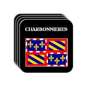 Bourgogne (Burgundy)   CHARBONNIERES Set of 4 Mini Mousepad Coasters