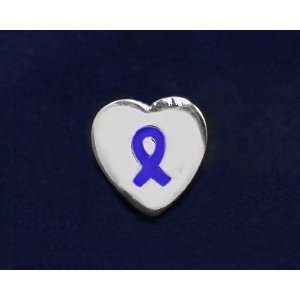  Dark Blue Ribbon Pin Heart Tac Pin (Retail) Everything 