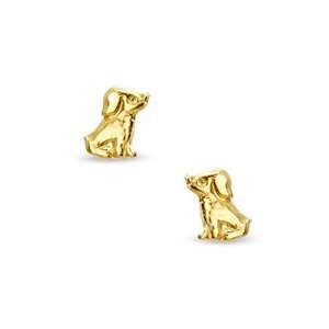  Dog Stud Earrings in 14K Gold STUD EARRINGS Jewelry