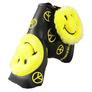 COMOCOME PEACE SMILEY JAPAN　BLADE TYPE PUTTER COVER  