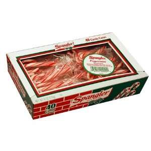 Spangler Mini Peppermint Candy Canes 40 Grocery & Gourmet Food