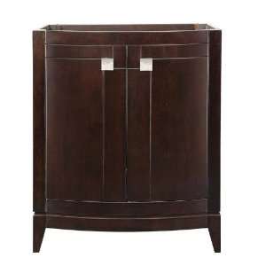   Wood Vanity Cabinet Only with Curved Front Doors 5241 Furniture