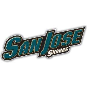  San Jose Sharks NHL Hockey bumper sticker decal 6 x 3 