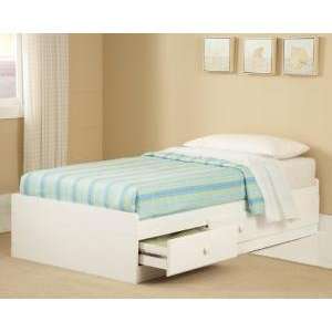 New Visions by Lane My Space, My Place Storage Bed in White  