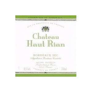  Haut rian Bordeaux Blanc 2010 750ML Grocery & Gourmet 