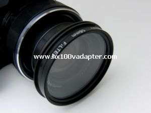 SONY HX100V ADAPTER RING   FIT 58mm FILTERS, MACRO LENS, LENS HOOD TO 
