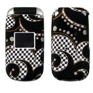  LG UX220, Checker Heart (Sparkle) Phone Protector Cover 