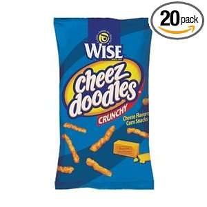 Wise Crunchy Cheez Doodles, 4.0 Oz Bags (Pack of 20)  