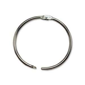  Binder Ring, Snap Closure, 3 Diameter, 1/CD, Metal Qty50 