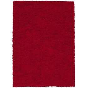  Shaw Really Red Shag Area Rug 