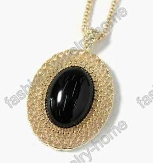 fashion oval red purple green black pink white gem gold plated 