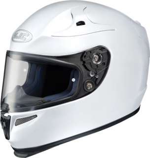 HJC RPS 10 Solid Full Face Motorcycle Helmet White  