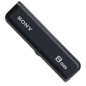 Sony Micro Vault USM8GJE 8GB USB 2.0 Flash Drive (Black)