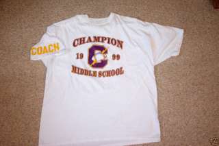 CHAMPION FLASHES 1999 Middle School T shirt XXL OHIO  
