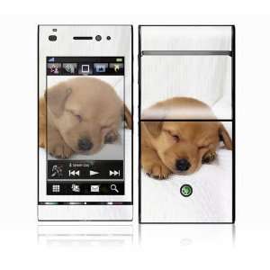  Sony Ericsson Satio Decal Skin   Animal Sleeping Puppy 