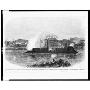  Neosho,Rebel batteries,Cumberland, below Nashville,1864 