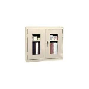  Sandusky Cabinets   Clear View Double Door Wall Cabinet 