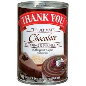 Thank You Chocolate Pudding   12 Pack Grocery & Gourmet Food