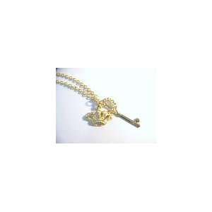  JUICY COUTURE AUTHENTIC CROWN KEY NECKLACE IN CHOOSE JUICY 
