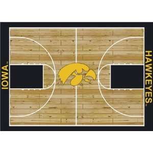  Iowa Hawkeyes 5 4 x 7 8 Home Court Area Rug Sports 